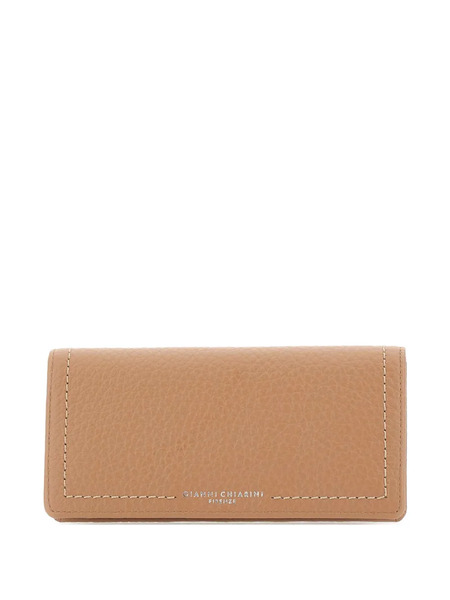  Gianni Chiarini Grain Leather Wallet - Neutrals 