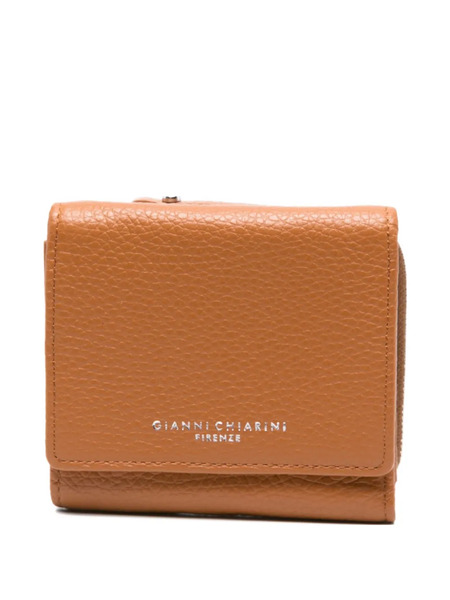  Gianni Chiarini Grained-leather Zip Wallet - Brown 