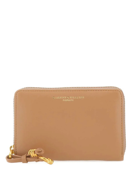  Gianni Chiarini Leather Zip Wallet - Neutrals 
