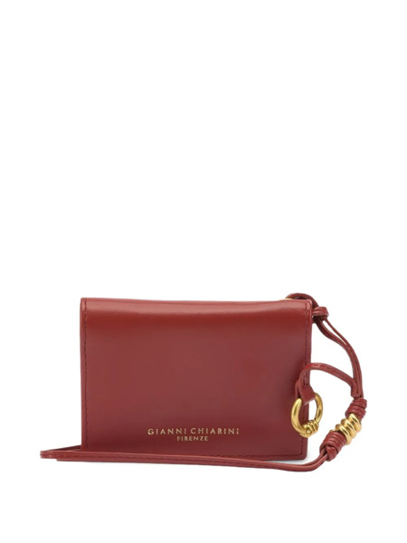  Gianni Chiarini Ring-detail Strap Wallet - Red 