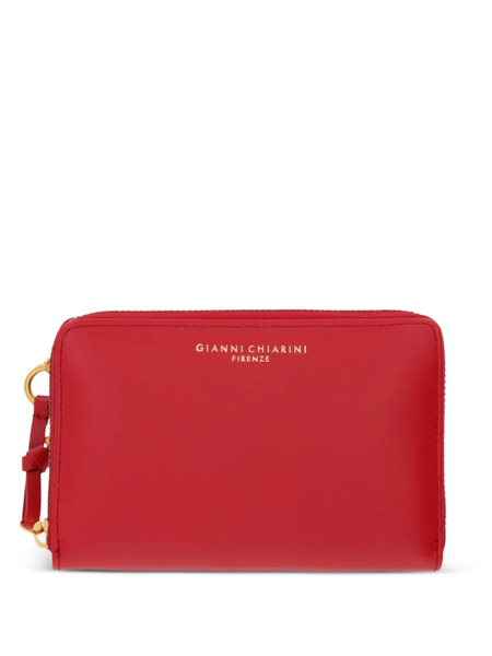  Gianni Chiarini Zip Pendant Wallet - Red 