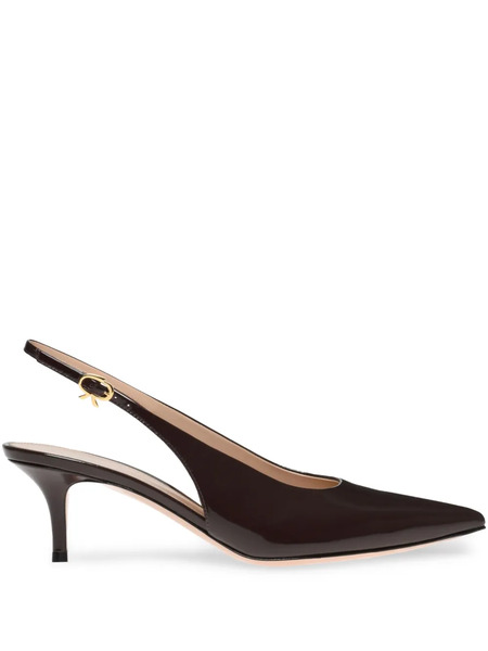 Gianvito Rossi 55mm Robbie Pumps - Red 