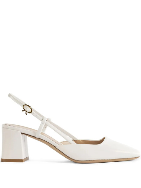  Gianvito Rossi 55mm Slingback Square-toe Pumps - Neutrals 