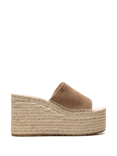  Gianvito Rossi Suede Espadrilles - Neutrals 