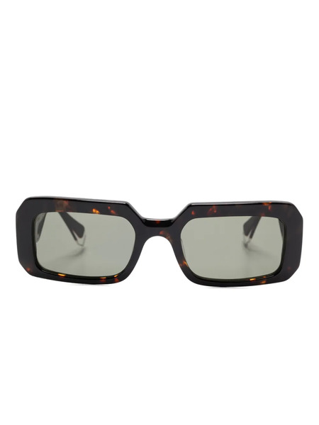  Gigi Studios Camille Rectangular-frame Sunglasses - Brown 