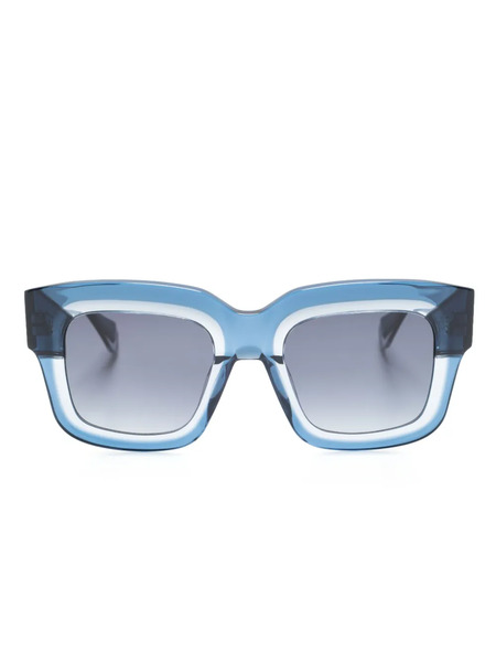  Gigi Studios Dazzle Square-frame Sunglasses - Blue 