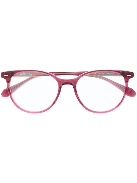  Gigi Studios Dora Round-frame Glasses - Pink 