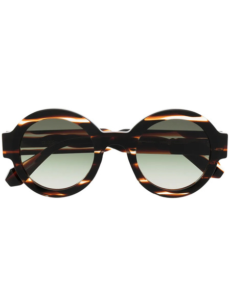  Gigi Studios Laura Round Tinted Sunglasses - Brown 