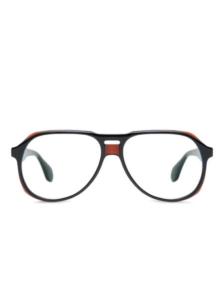  Gigi Studios Revivre 43 Pilot-frame Glasses - Black 