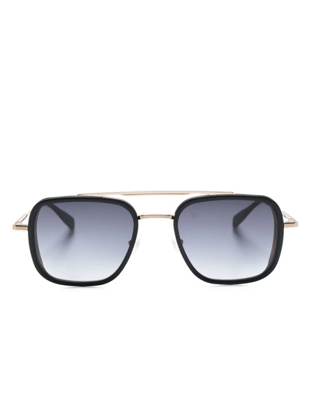  Gigi Studios Sifnos Pilot-frame Sunglasses - Black 
