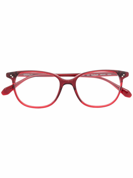  Gigi Studios Square-frame Glasses - Red 