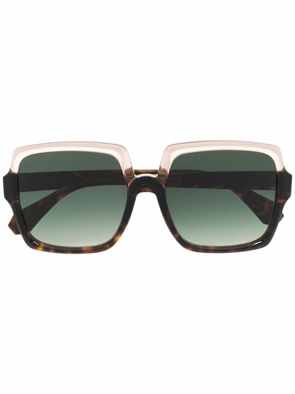  Gigi Studios Square Tinted Sunglasses - Brown 