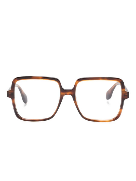  Gigi Studios Thrive 009 Square-frame Glasses - Brown 