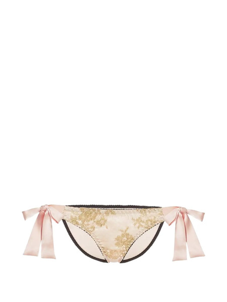  Gilda & Pearl Tie-side Harlow Briefs - Neutrals 
