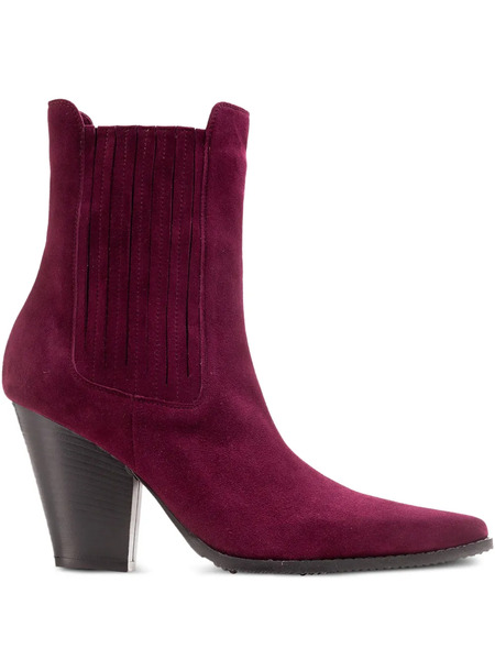  Ginissima 90mm Emily Ankle Boots - Purple 