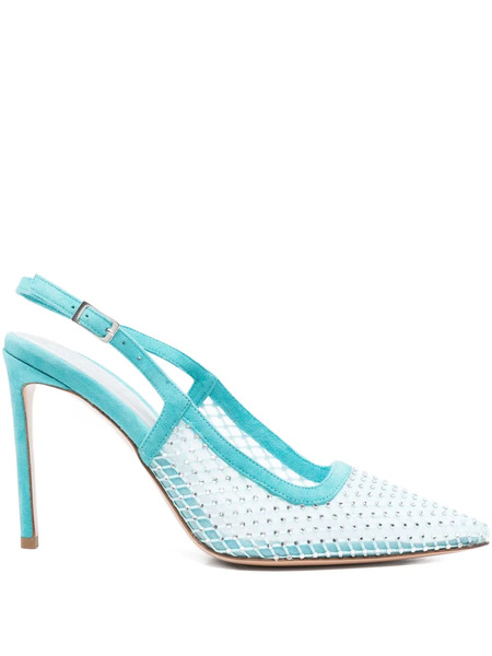  Ginissima 95mm Gilda Pumps - Blue 
