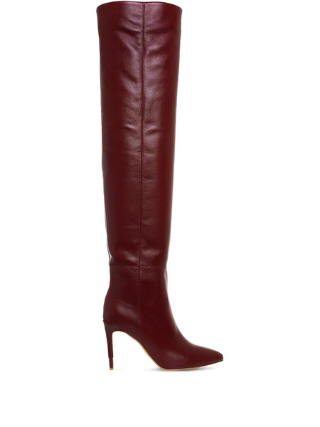  Ginissima 95mm Milana Thigh-high Boots - Red 