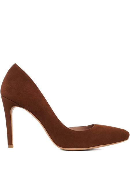  Ginissima Samantha Suede Pumps - Brown 