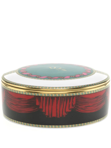  Ginori 1735 Elephant Round Porcelain Box - Multicolour 