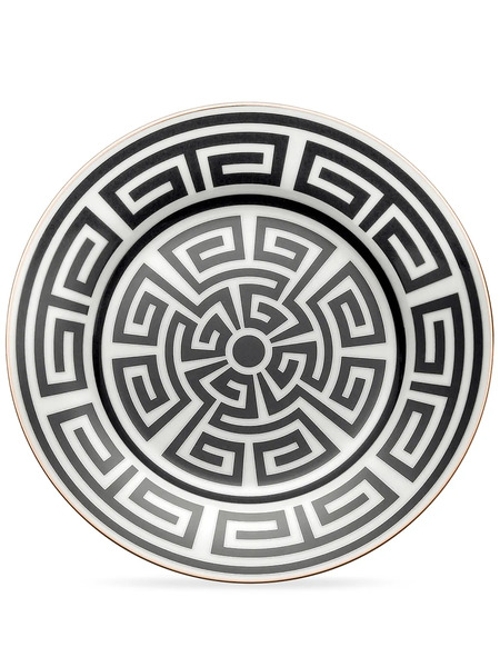  Ginori 1735 Labirinto Flat Dessert Plate - Black 