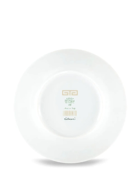  Ginori 1735 Labirinto Greek-key Pattern Plate - White 