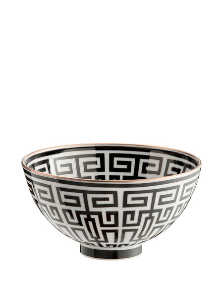  Ginori 1735 Labirinto Nero Bowl (11cm) - Black 