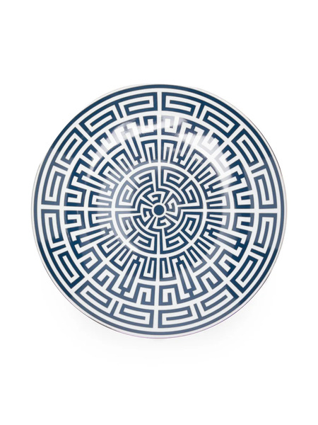  Ginori 1735 Labirinto Patterned Decorative Plate (31cm) - Blue 