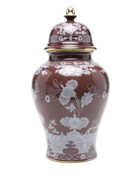  Ginori 1735 Large Potiche Vase (19.6cm) - Brown 