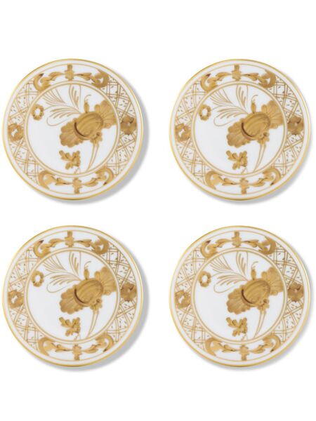  Ginori 1735 Oriente Coasters (set Of Four) - White 