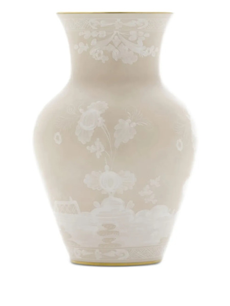 Ginori 1735 Oriente Italiano Meringa Vase - Neutrals 