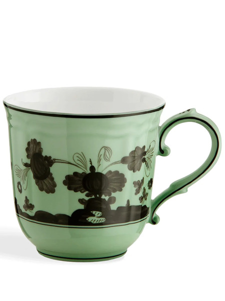 Ginori 1735 Oriente Italiano Porcelain Mug - Green 