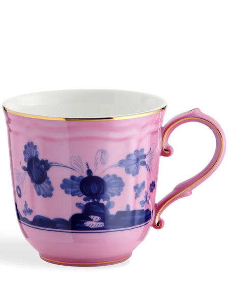  Ginori 1735 Oriente Italiano Porcelain Mug - Pink 