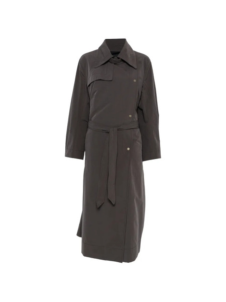  Giorgio Armani Belted Coat - Grey 