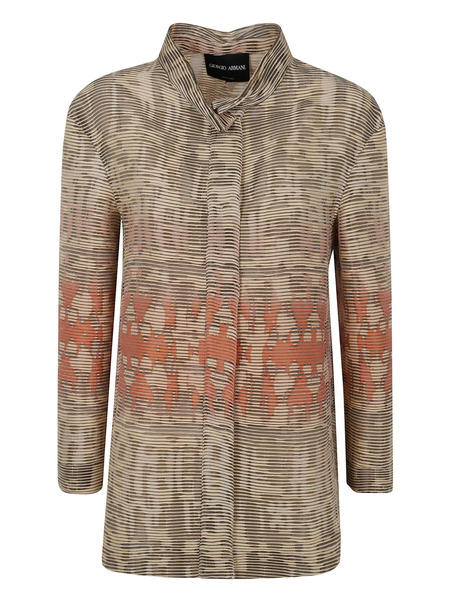  Giorgio Armani Boxy Oversized Jacket - Neutrals 