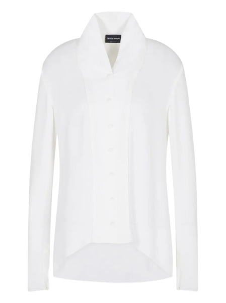  Giorgio Armani Button-down Blouse - White 