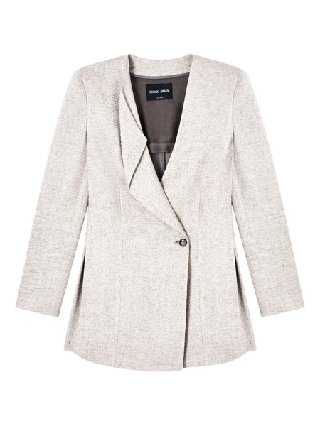  Giorgio Armani Button Jacket - Neutrals 