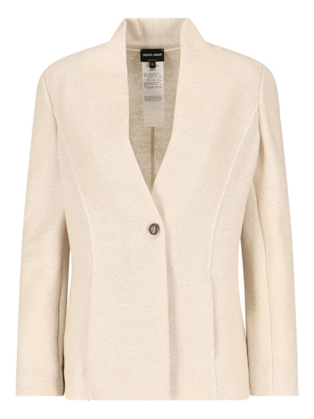  Giorgio Armani Button Single-breasted Blazer - Neutrals 