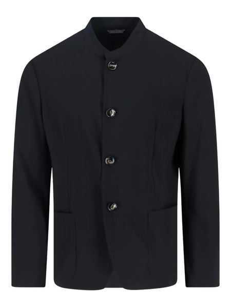  Giorgio Armani Button-up Jacket - Black 