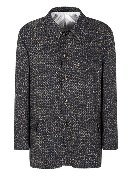  Giorgio Armani Buttoned Blazer - Black 