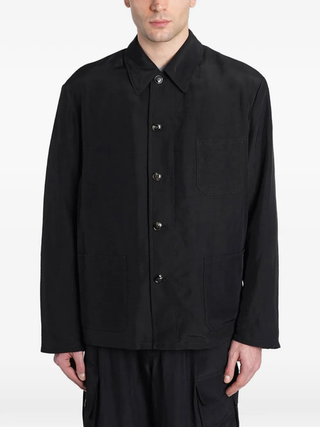  Giorgio Armani Buttoned Jacket - Black 