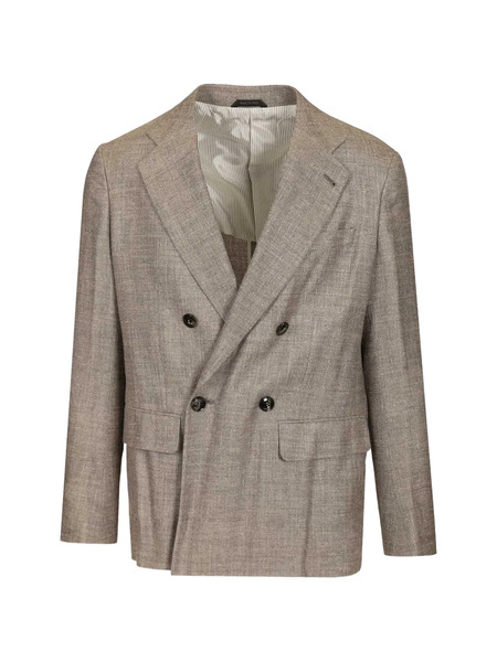  Giorgio Armani Double-breasted Blazer - Neutrals 
