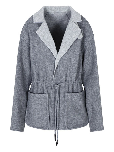  Giorgio Armani Drawstring Jacket - Grey 
