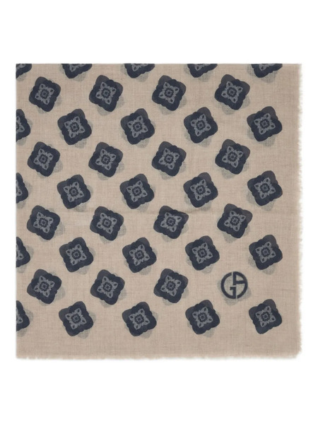  Giorgio Armani Floral-pattern Scarf - Neutrals 