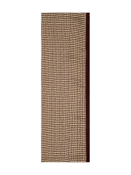  Giorgio Armani Houndstooth-pattern Scarf - Neutrals 
