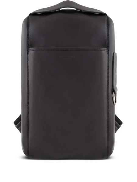  Giorgio Armani Leather Backpack - Black 