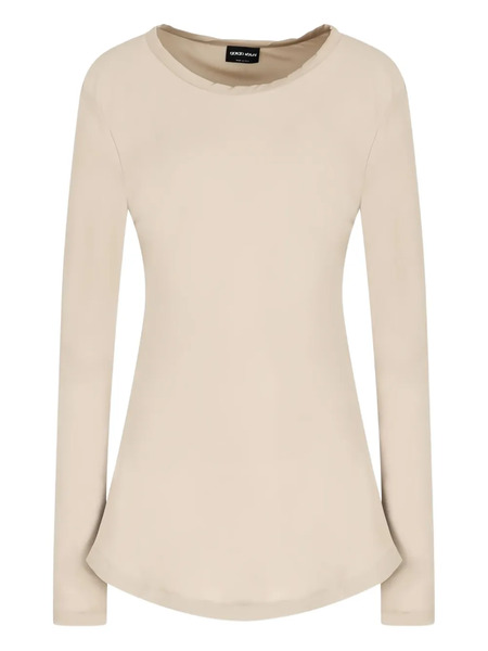  Giorgio Armani Long-sleeve Top - Neutrals 