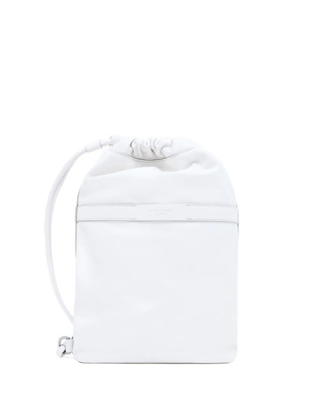  Giorgio Armani Medium Drawstring Shoulder Bag - White 