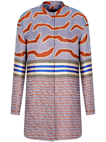  Giorgio Armani Patterned-jacquard Coat - Red 