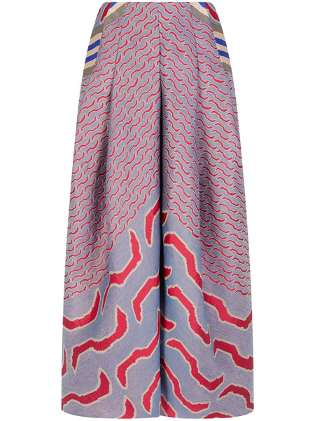  Giorgio Armani Patterned-jacquard Skirt - Red 