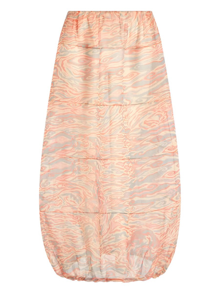 Giorgio Armani Patterned Midi Skirt - Neutrals 